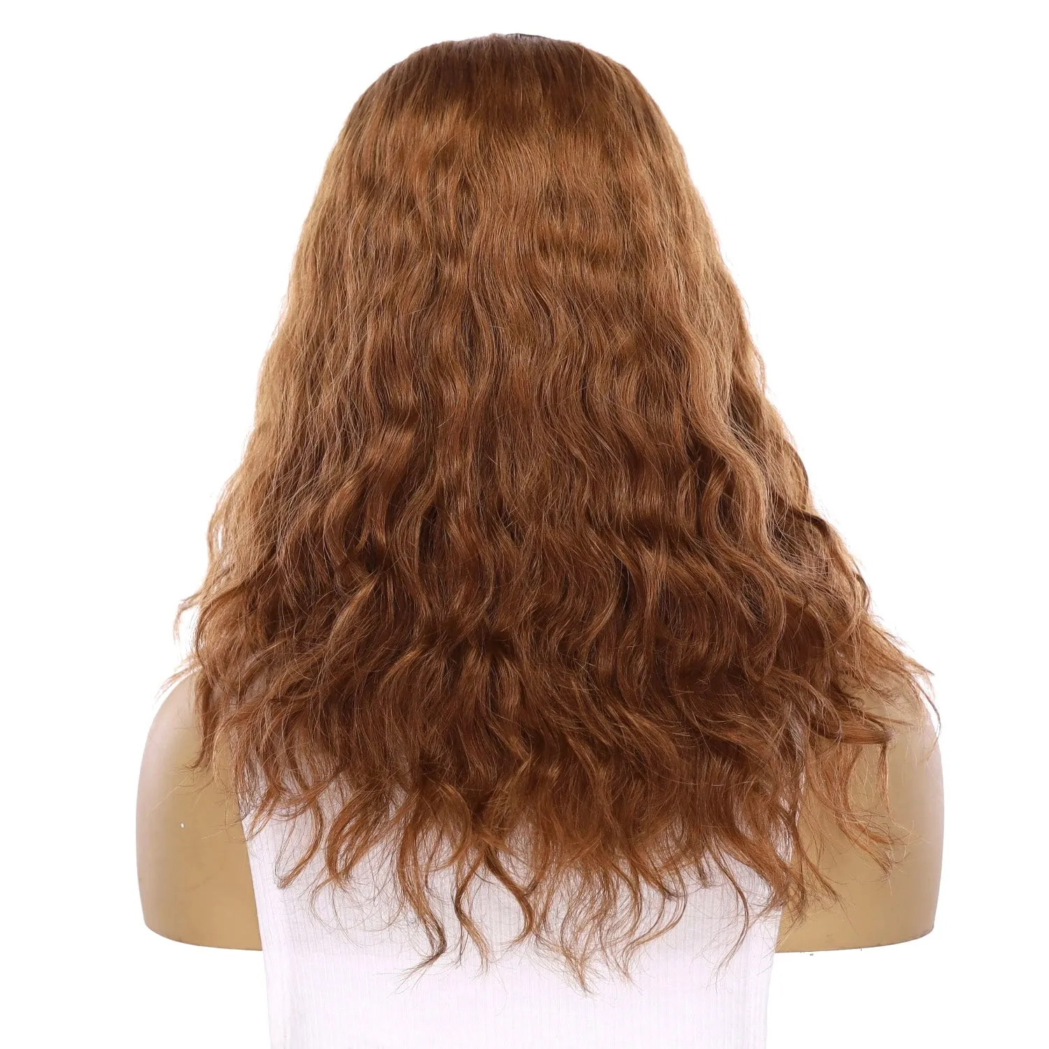 16" HatFall Wig Copper Wavy