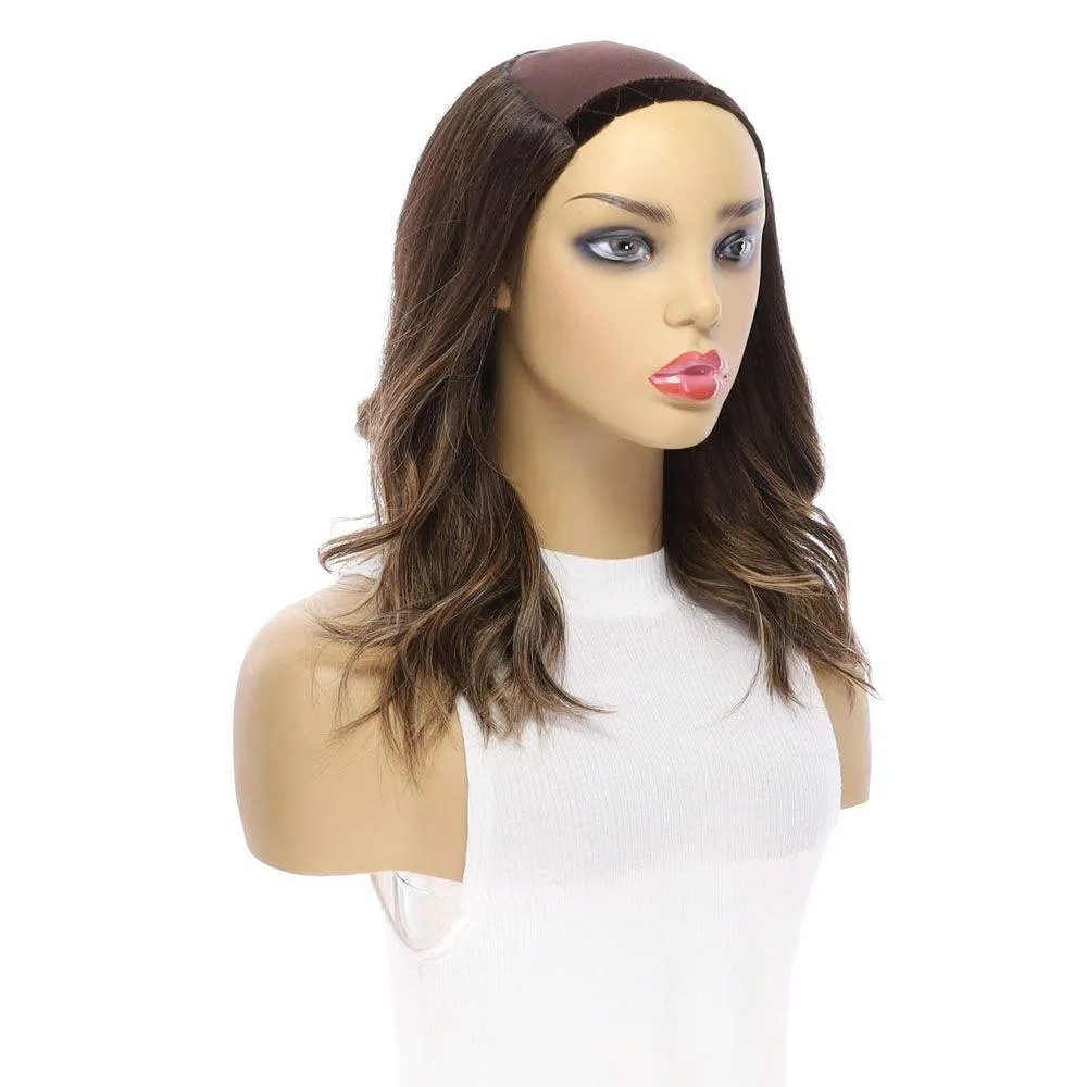 16" HatFall Wig Dark Brown Balayage