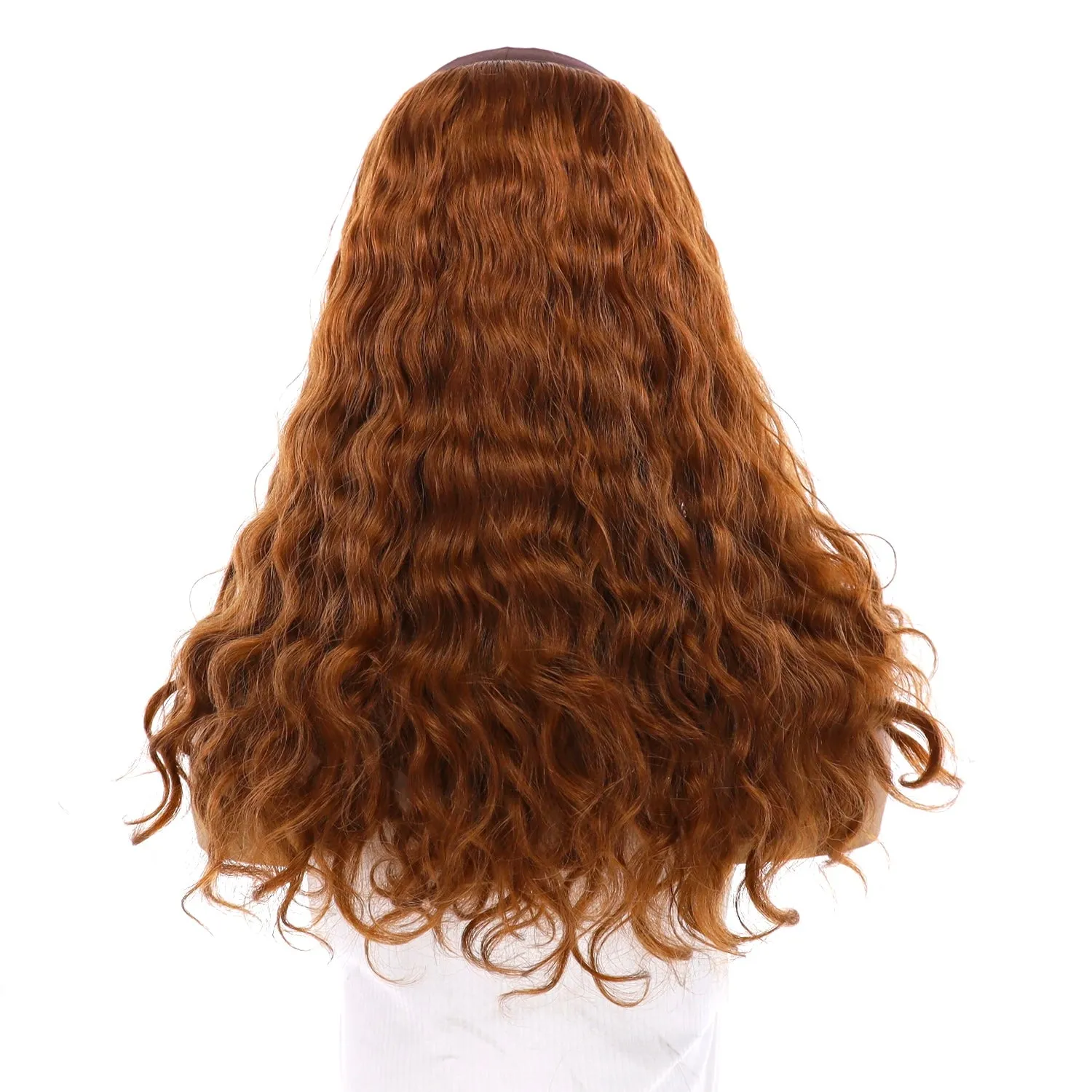 20" HatFall Wig Copper Wavy