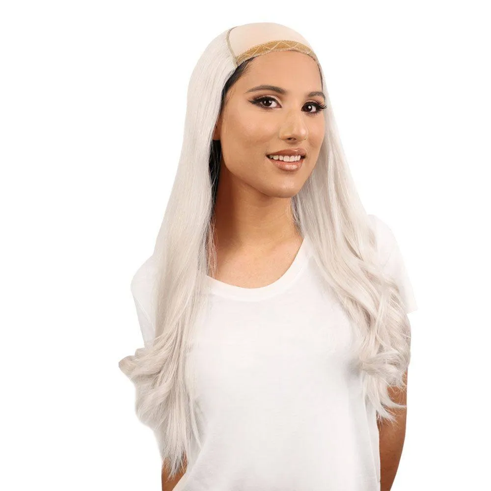 24" HatFall Wig Ice Blonde