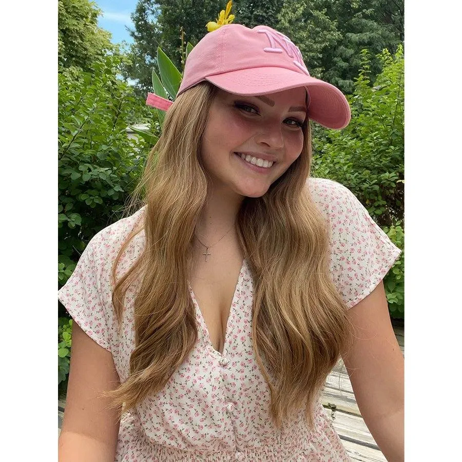 24" HatFall Wig Medium Blonde