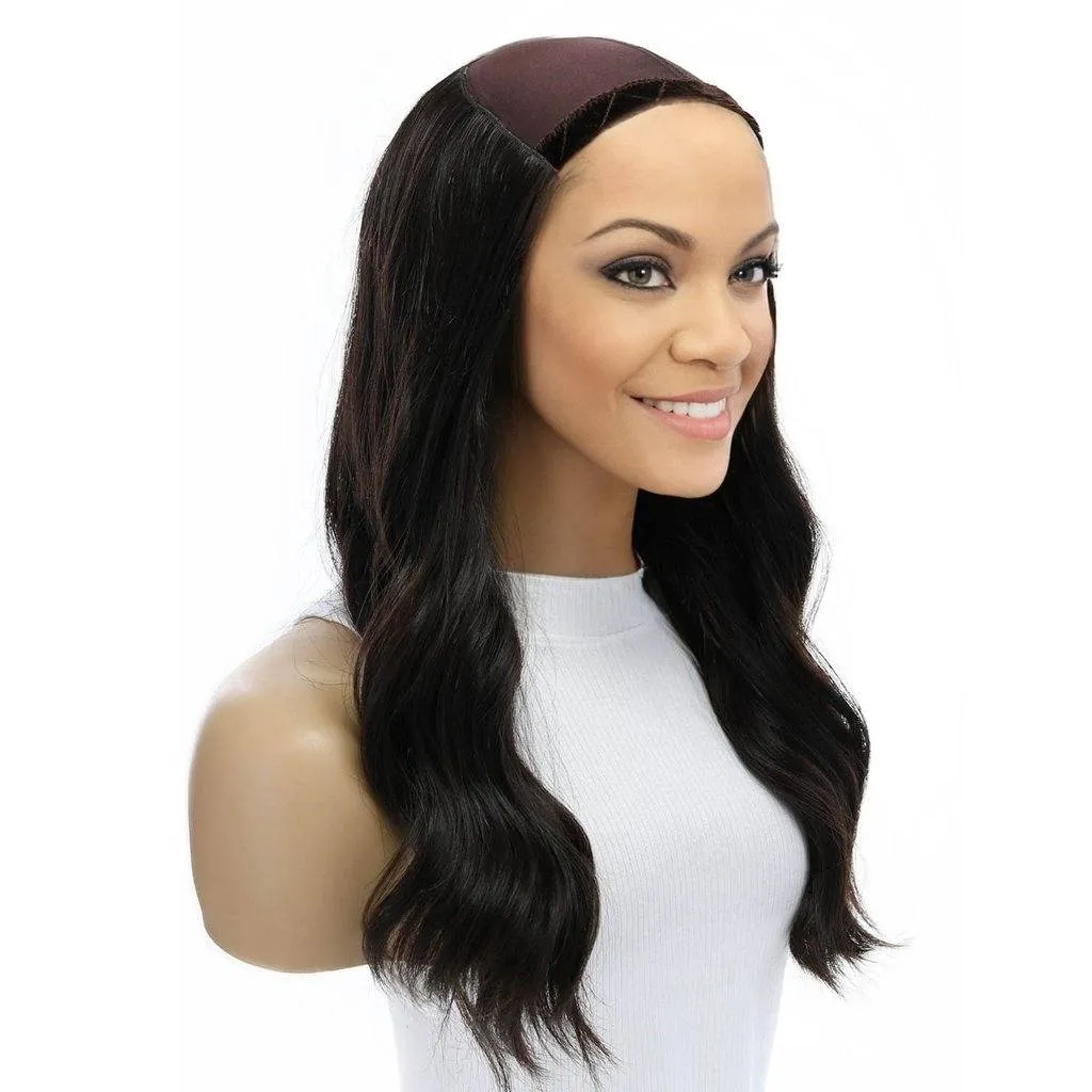 24" HatFall Wig Soft Black