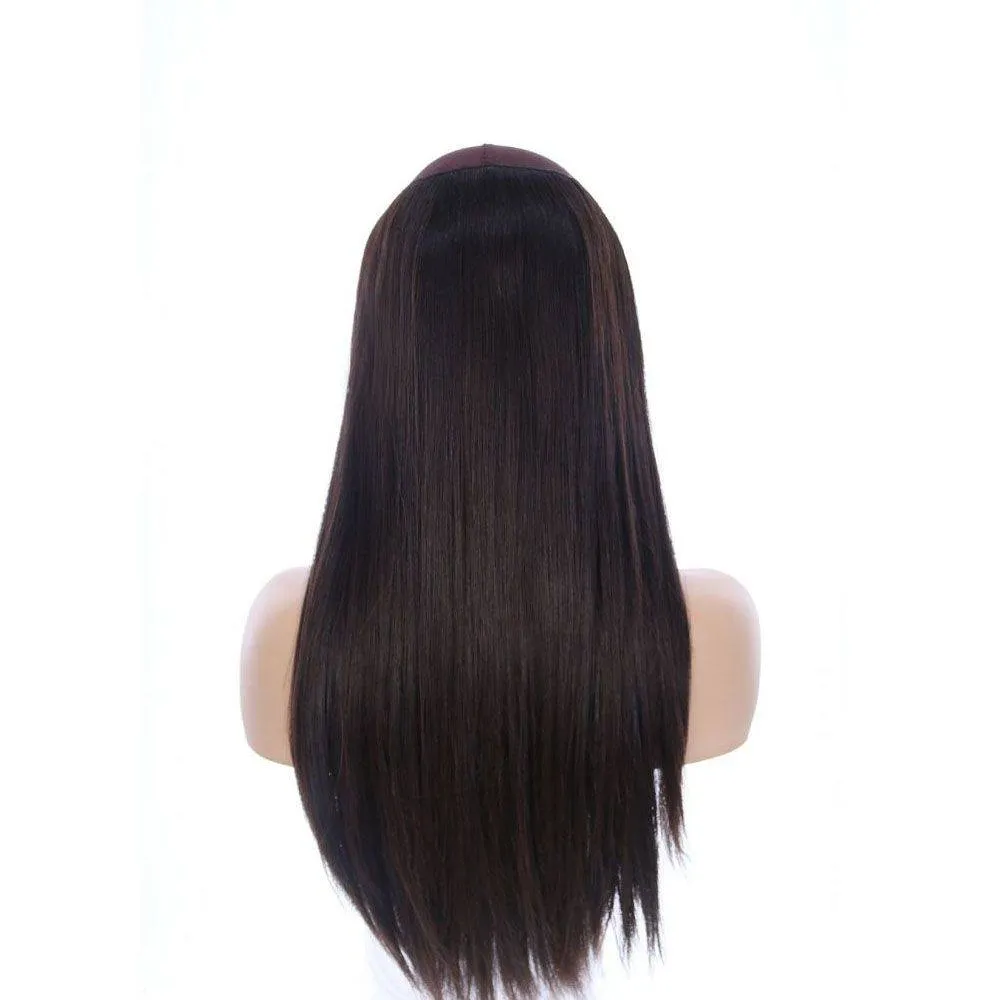 24" HatFall Wig Soft Black