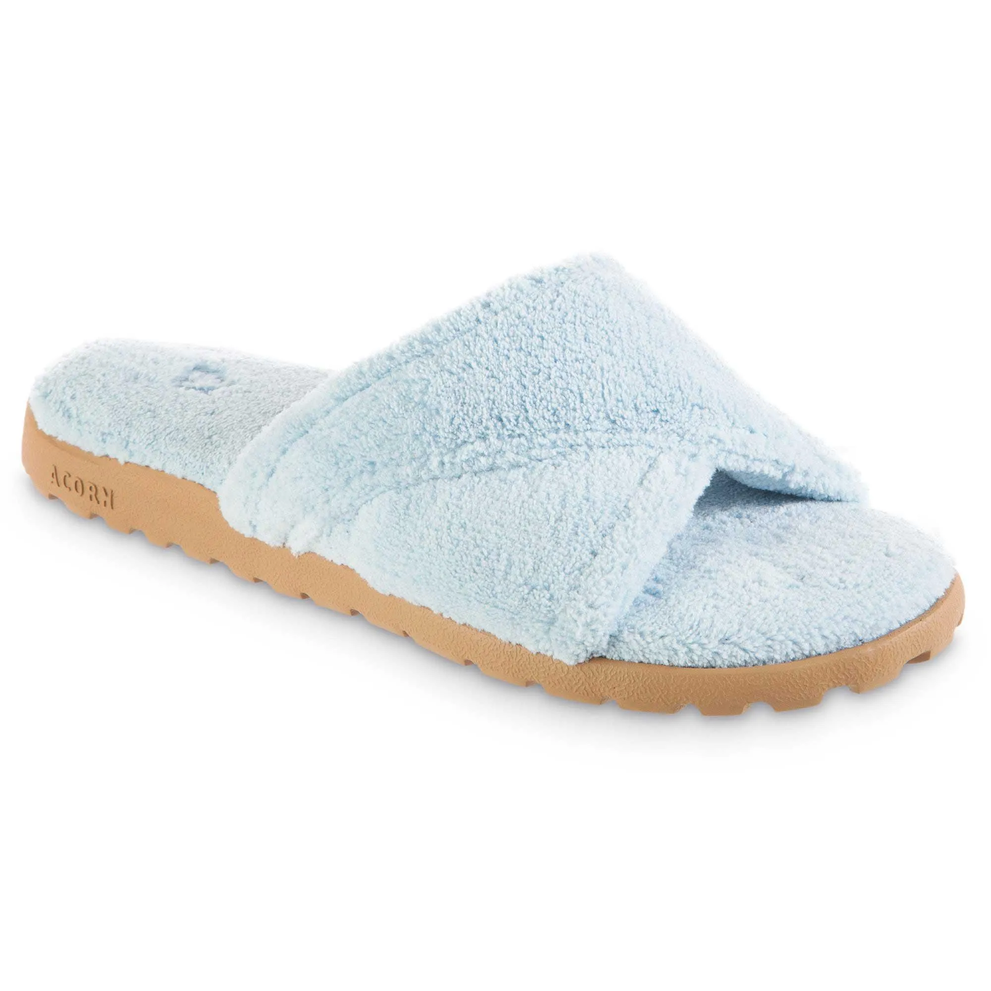 Acorn Women's Spa Slide - Sunday Everywear, Powder Blue, Size 10 | A22127AEVW10