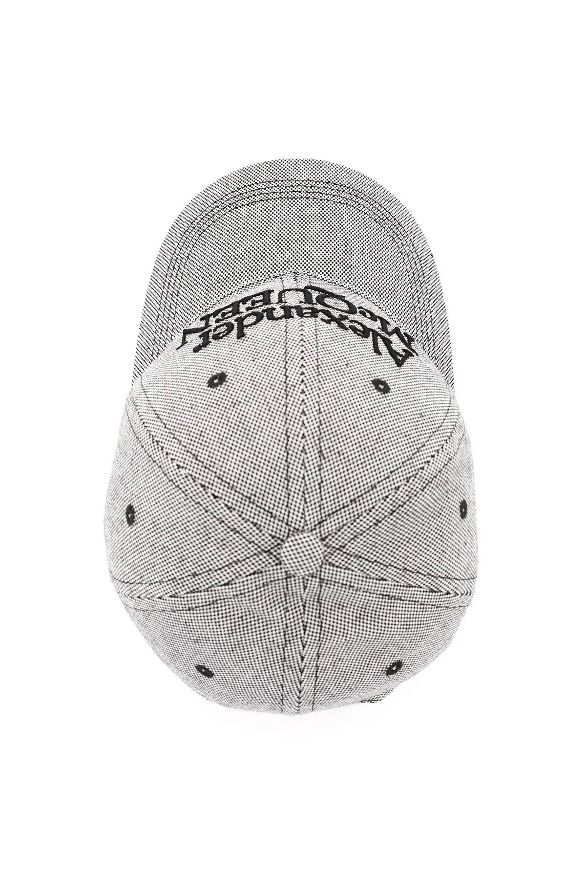 Alexander McQueen Logo Embroidered Baseball Cap