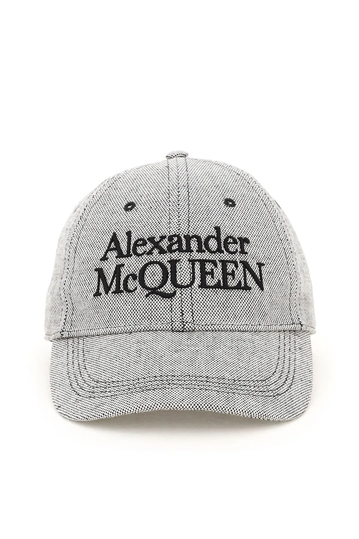 Alexander McQueen Logo Embroidered Baseball Cap