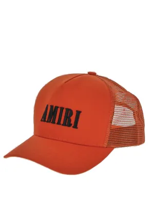 Amiri Trucker Logo Embroidered Baseball Cap