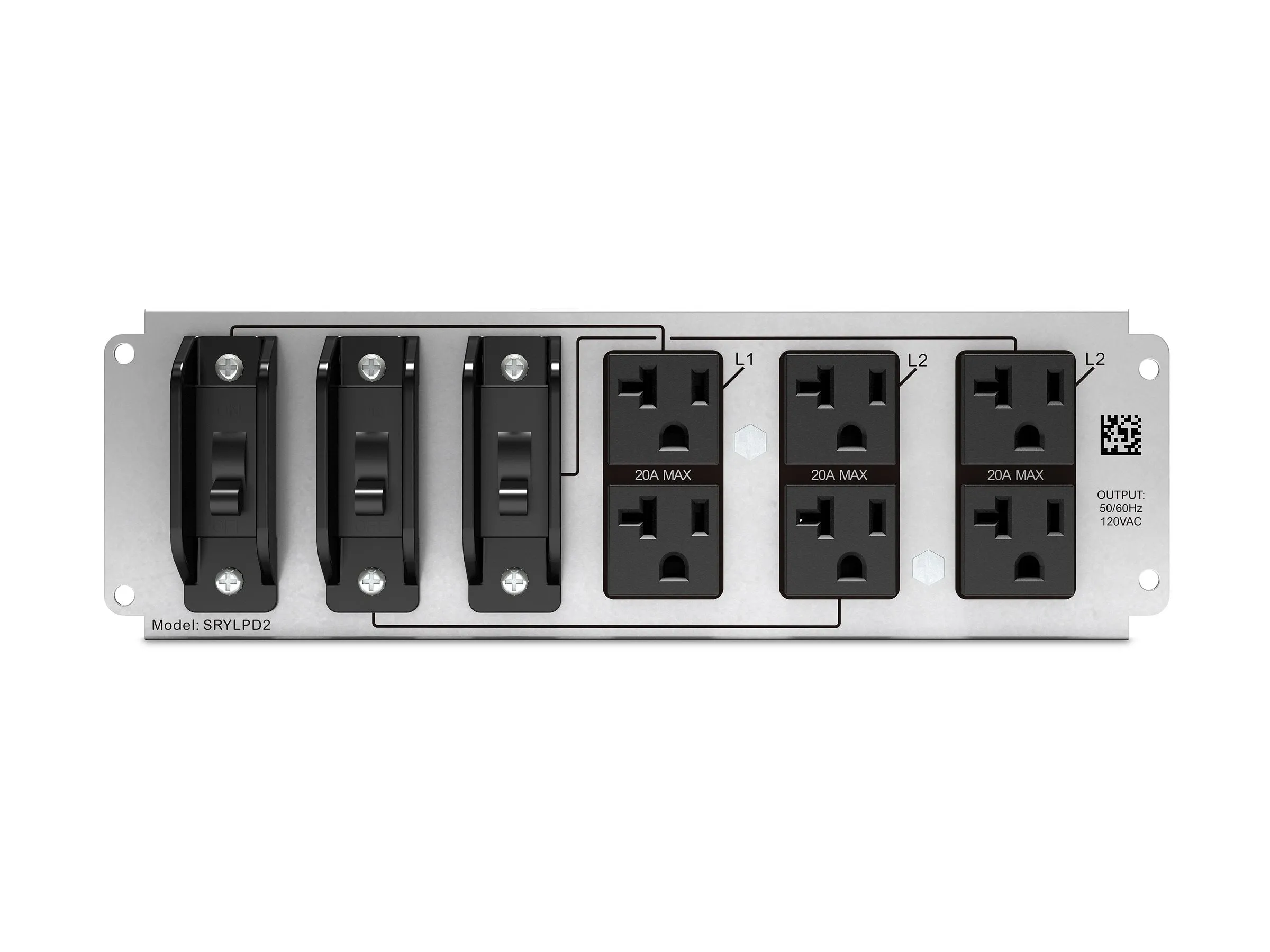 APC - Power backplate - with 6x NEMA 5-20R - for lAPC Smart-UPS Modular Ultra SRYLPD2
