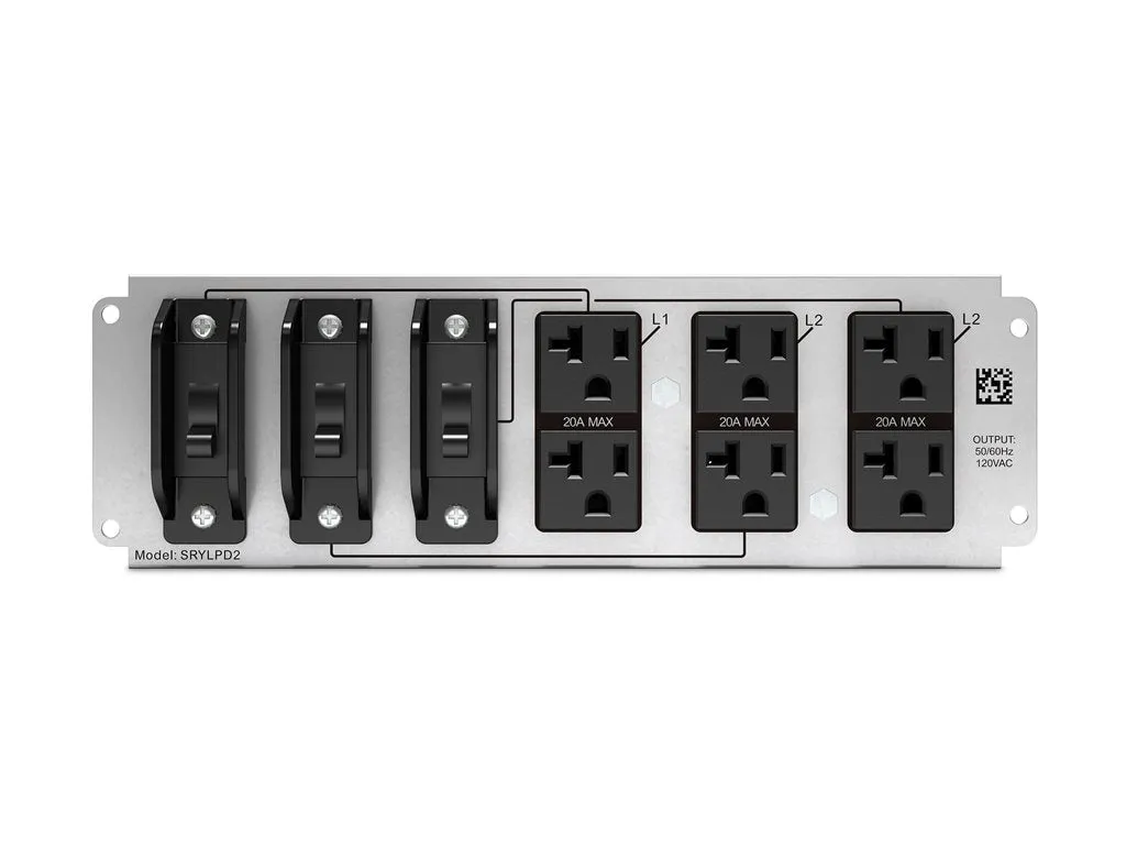 APC - Power backplate - with 6x NEMA 5-20R - for lAPC Smart-UPS Modular Ultra SRYLPD2