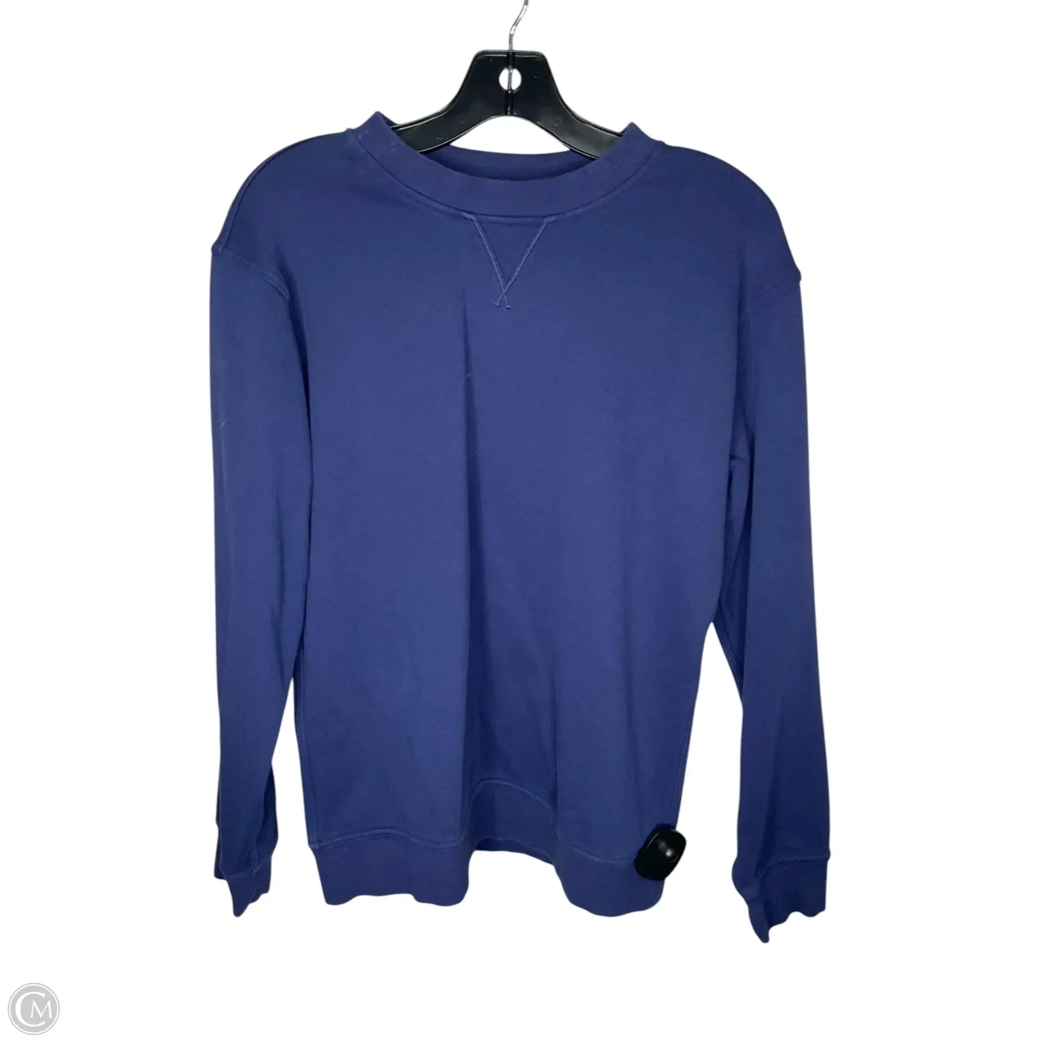 Athletic Sweatshirt Crewneck By Lululemon In Blue, Size: 4
