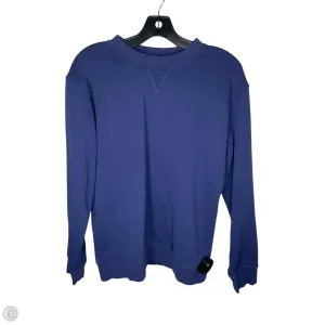 Athletic Sweatshirt Crewneck By Lululemon In Blue, Size: 4
