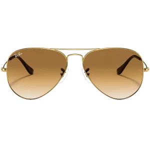Aviator Polished Gold/Gradient Brown