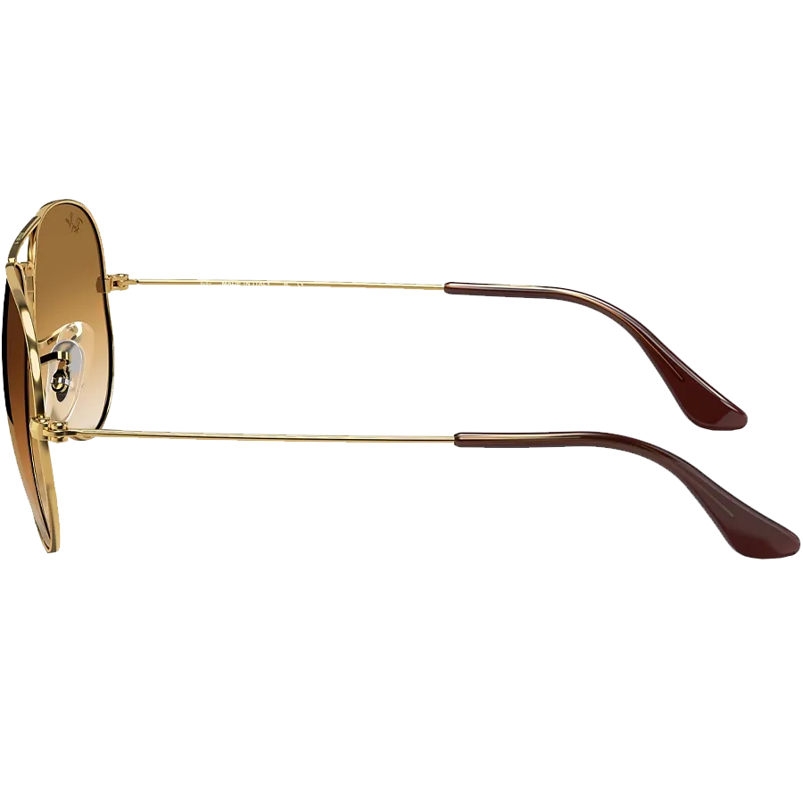 Aviator Polished Gold/Gradient Brown