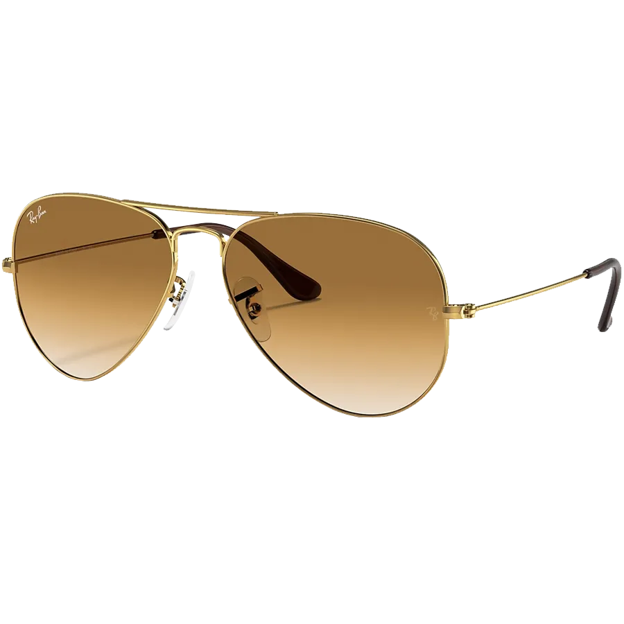 Aviator Polished Gold/Gradient Brown