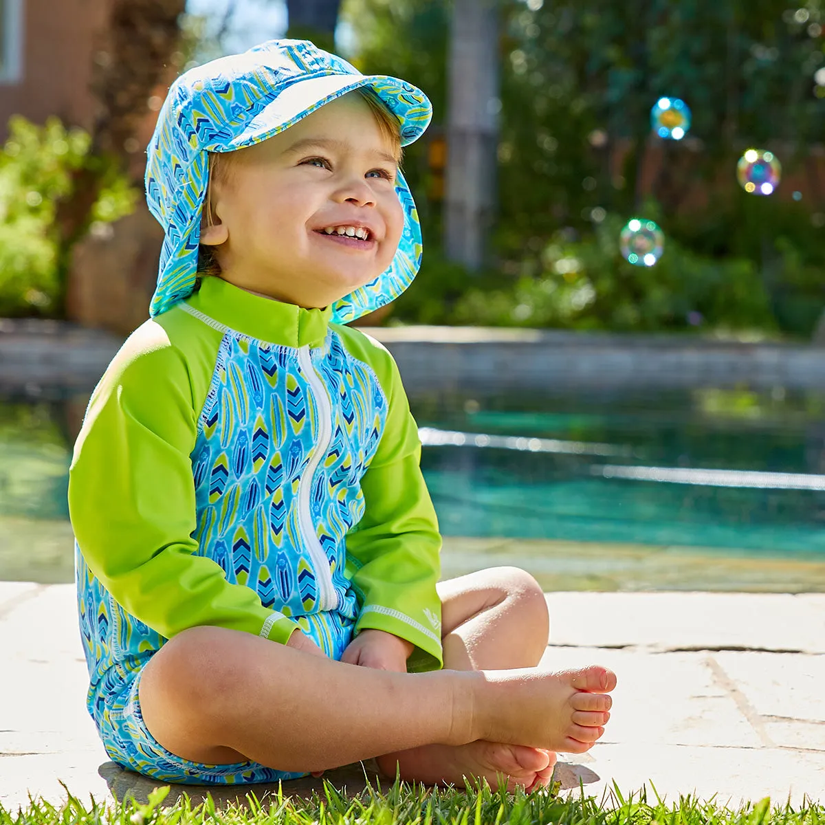 Baby Boy's Swim Flap Hat