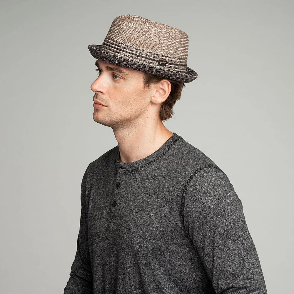 Bailey Hats Hooper Toyo Trilby Hat - Charcoal