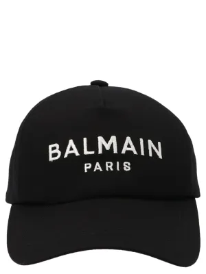 Balmain Logo Embroidered Baseball Cap