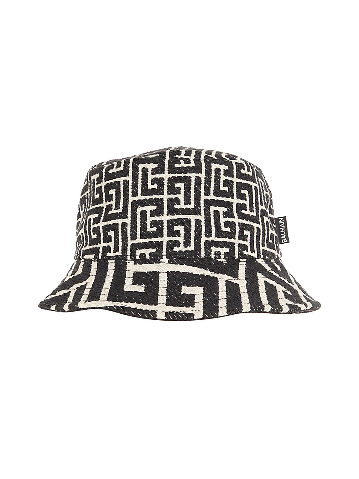 Balmain Mix Monogram Jacquard Bucket Hat