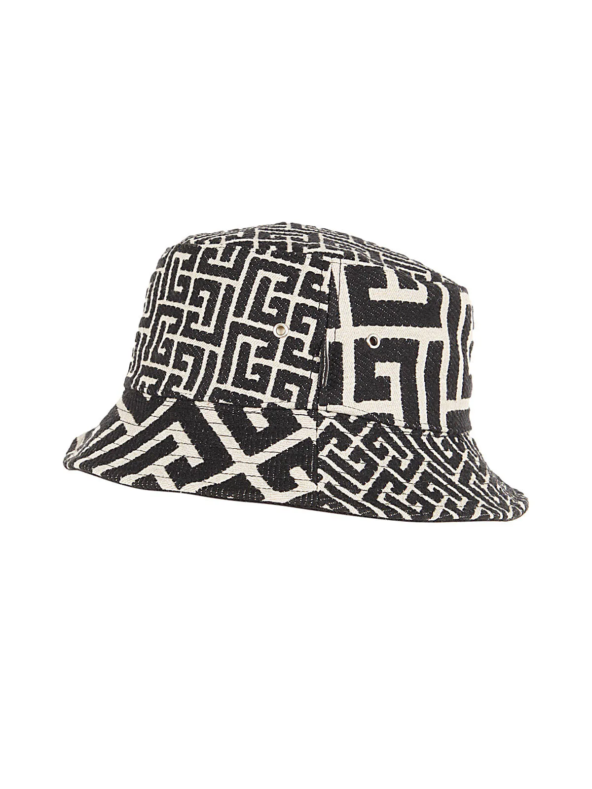 Balmain Mix Monogram Jacquard Bucket Hat