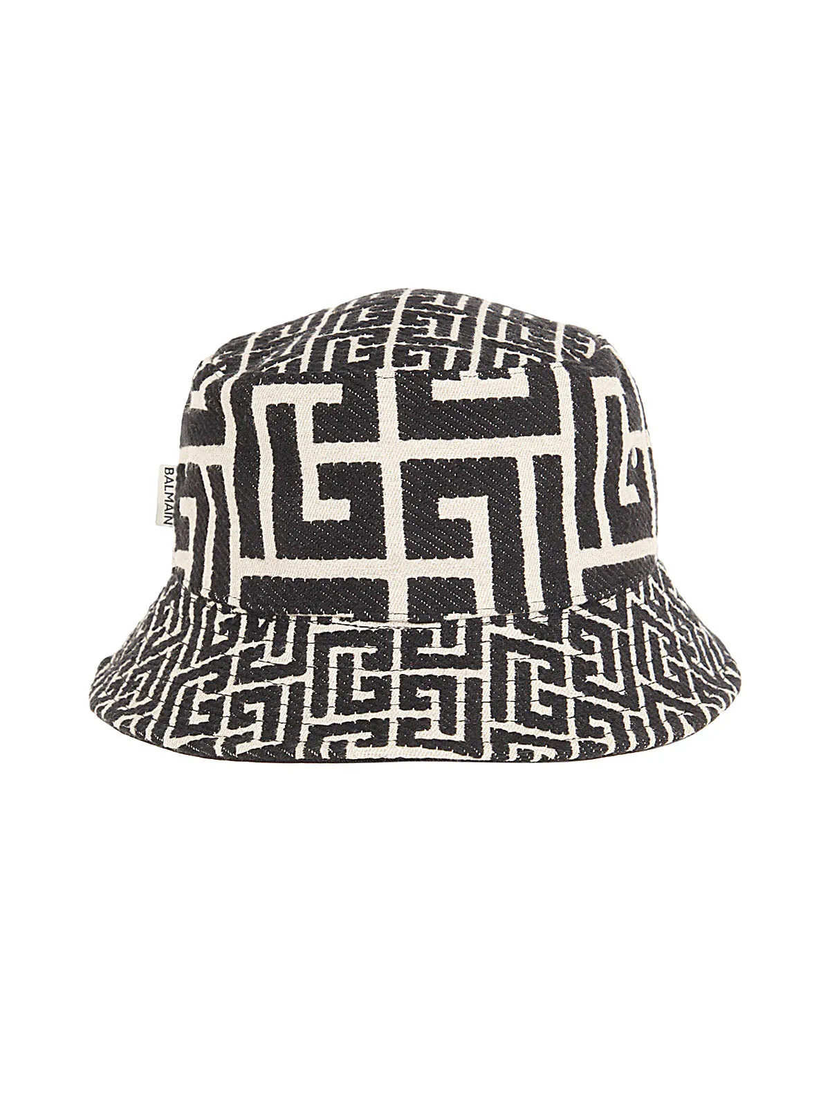 Balmain Mix Monogram Jacquard Bucket Hat