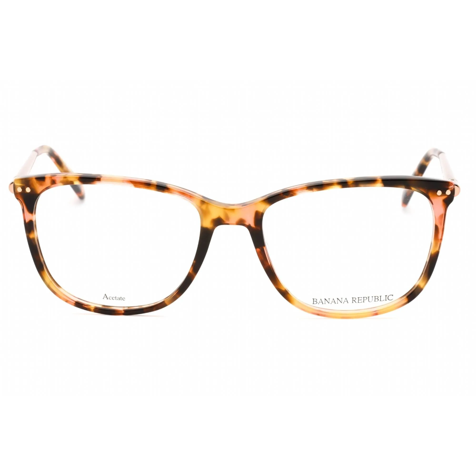 Banana Republic Men's Eyeglasses - Brown Havana Pink Cat Eye Frame | Shannia 0S0R 00