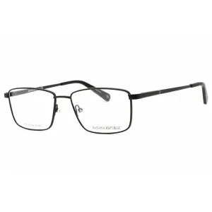 Banana Republic Men's Eyeglasses - Matte Black Metal Rectangular Frame | BR 106 003