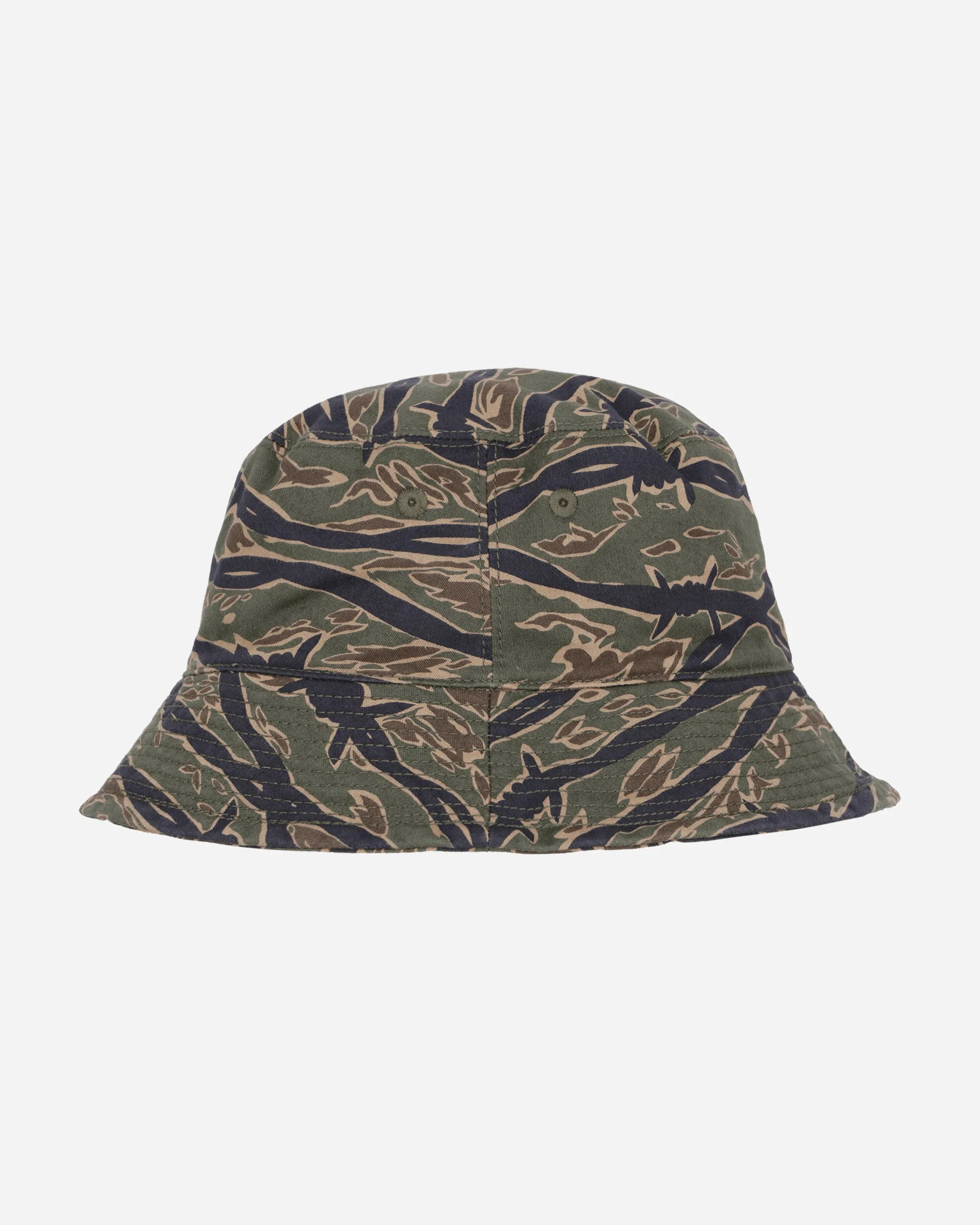 Barbed Wire Camo Bucket Hat Khaki