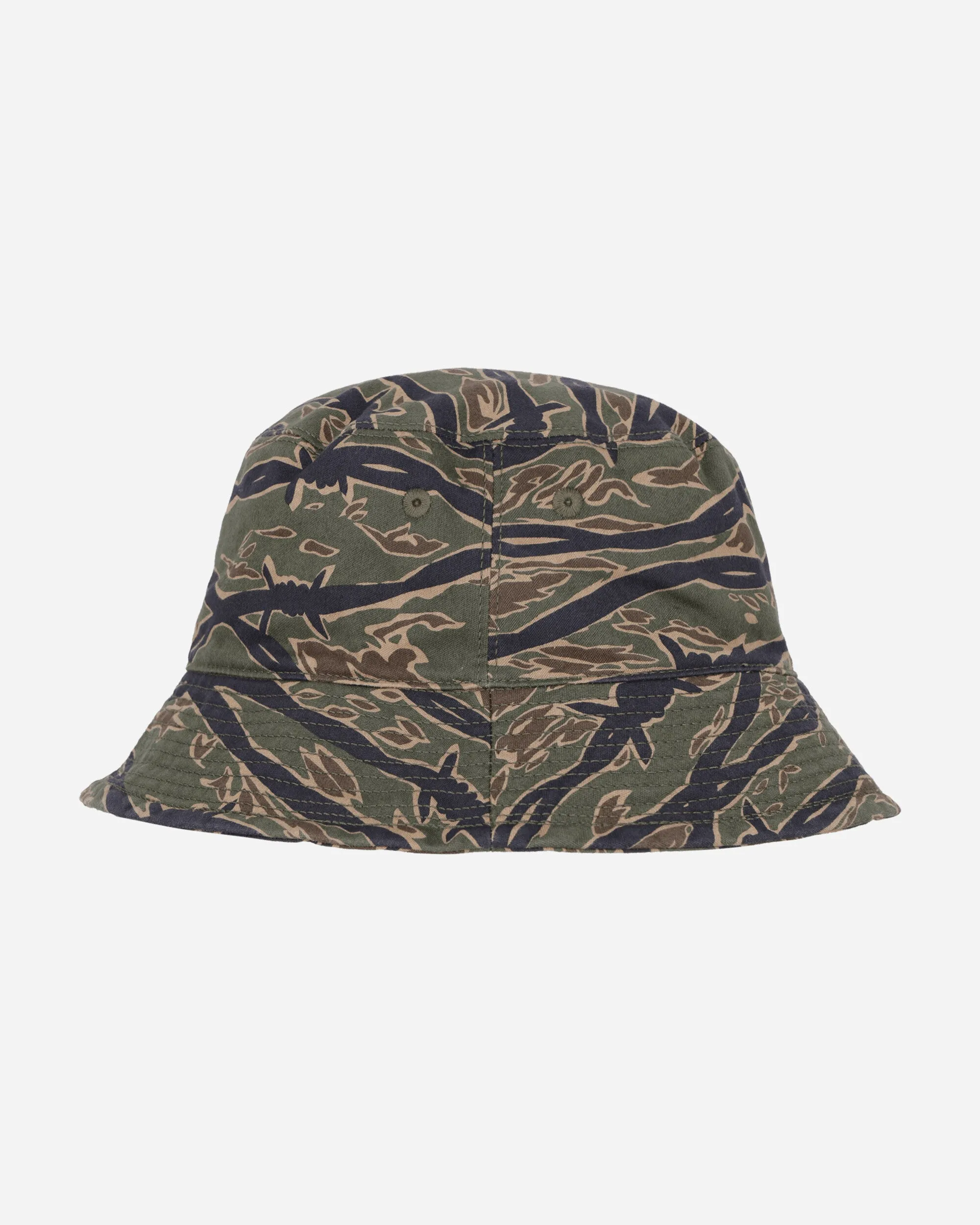 Barbed Wire Camo Bucket Hat Khaki