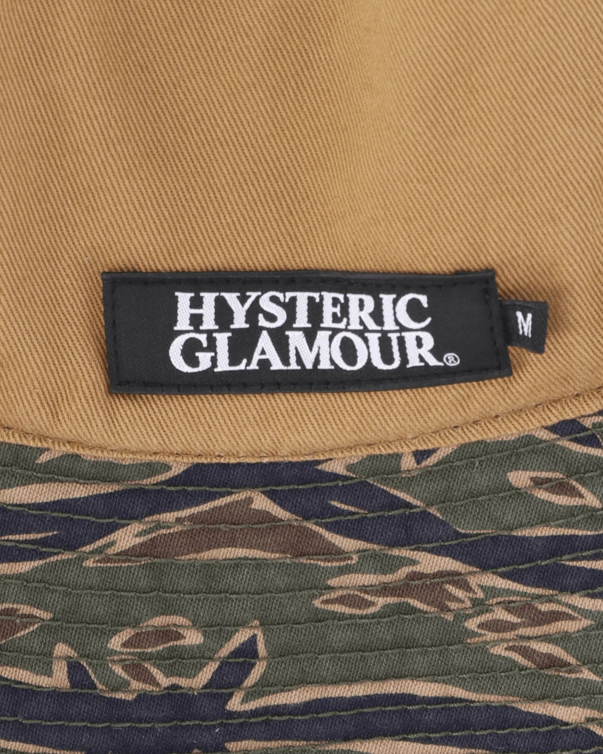Barbed Wire Camo Bucket Hat Khaki
