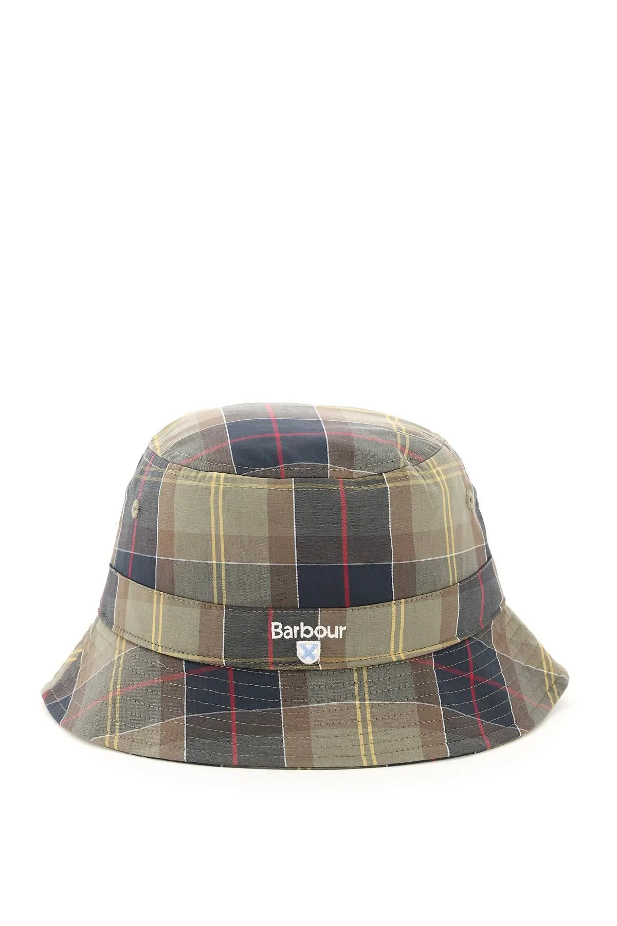 Barbour Logo Embroidered Tartan Bucket Hat