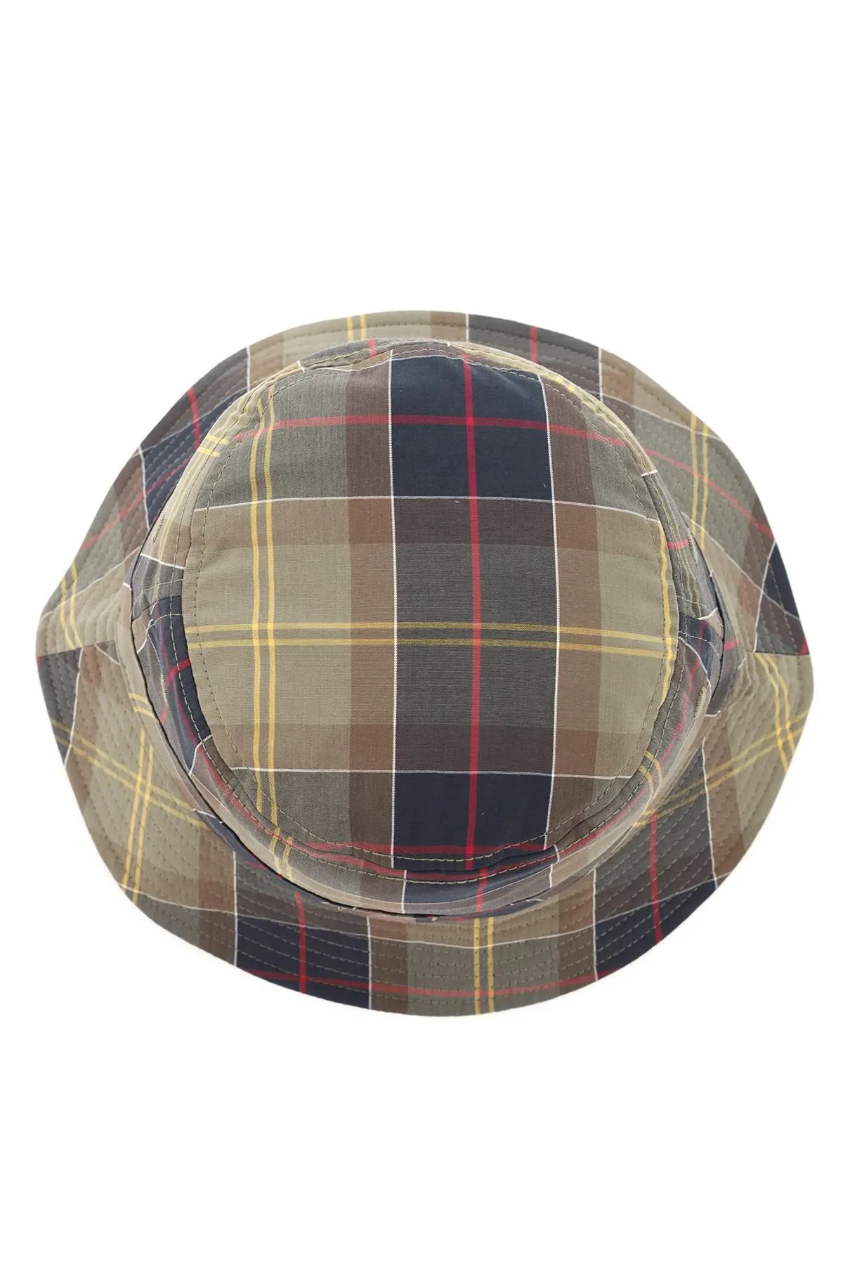 Barbour Logo Embroidered Tartan Bucket Hat
