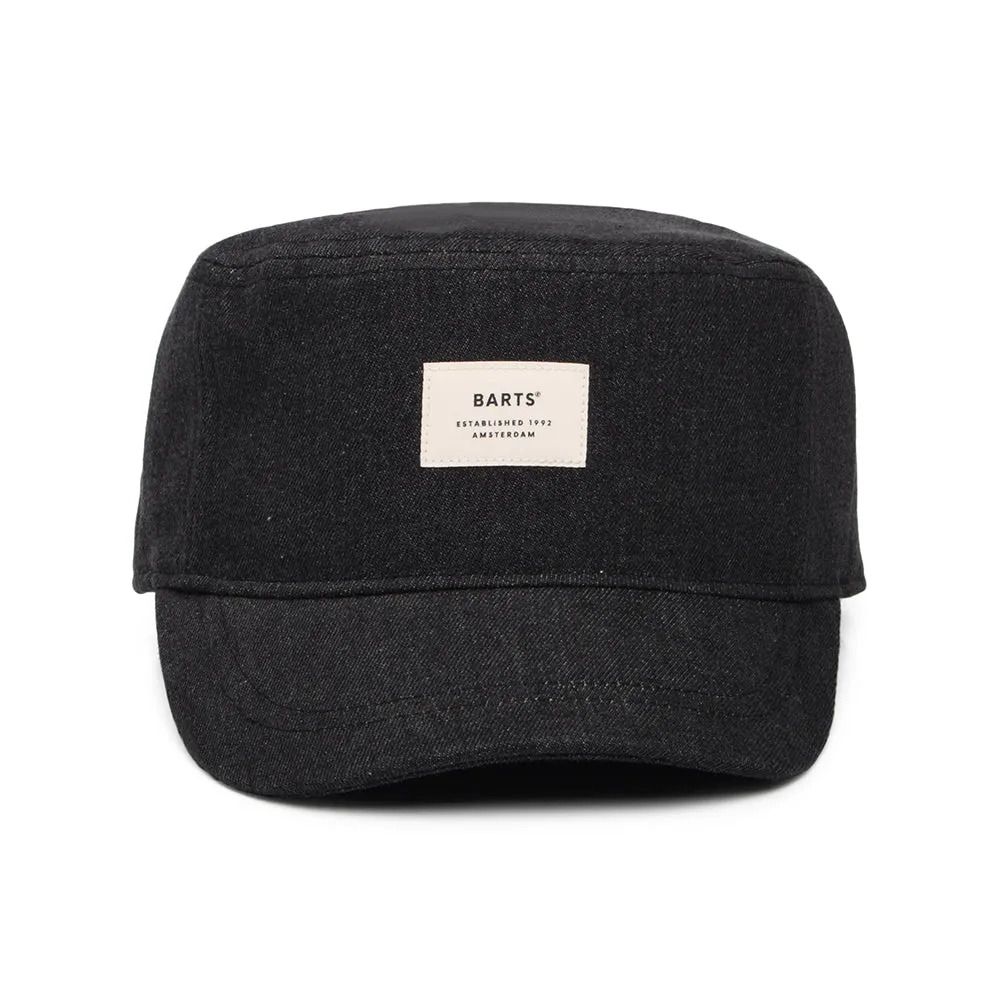 Barts Hats Montania Cotton Army Cap - Black