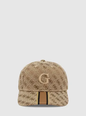 Beige Logo London Baseball Cap