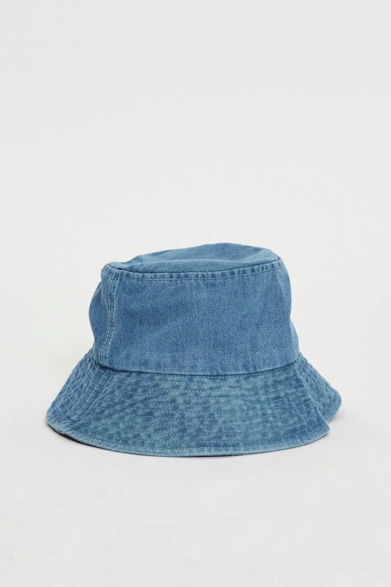 Blue Butterfly Bucket Hat