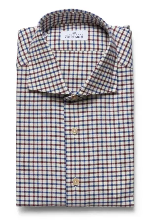 Blue-Red Check Shirt
