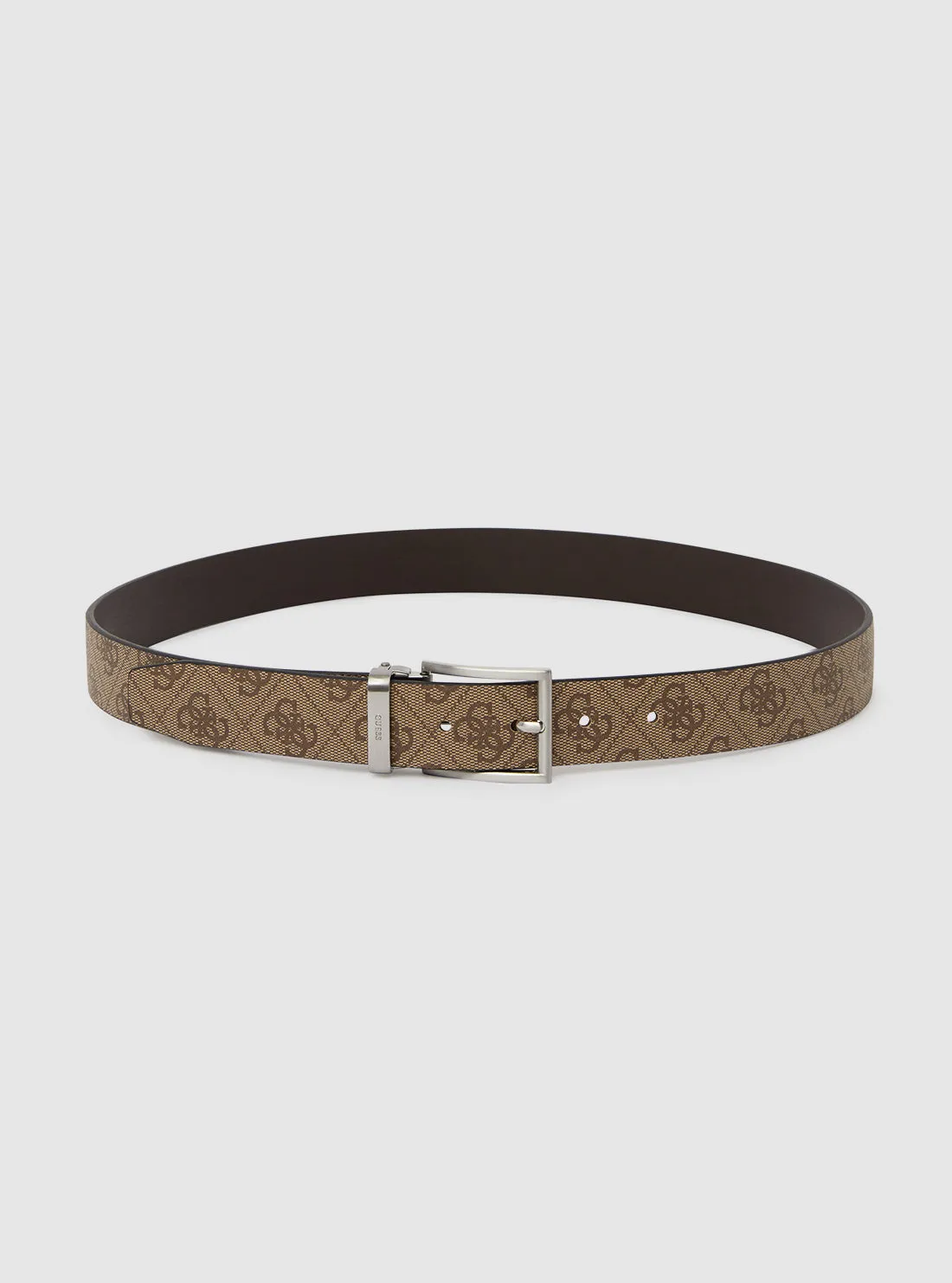 Brown Logo Classic Belt