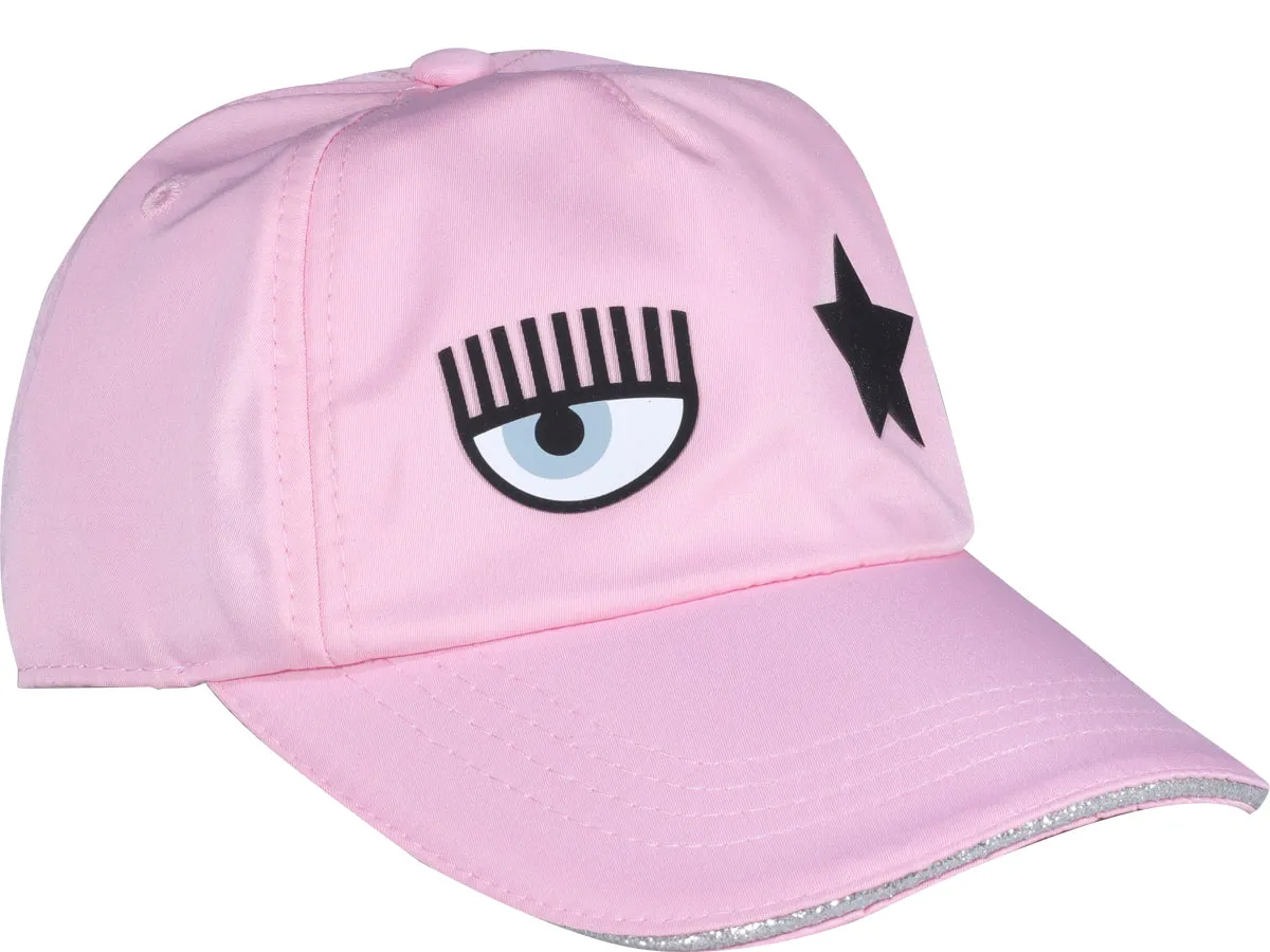 Chiara Ferragni Eyelike Patch Baseball Cap