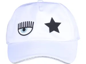 Chiara Ferragni Eyelike Patch Baseball Cap