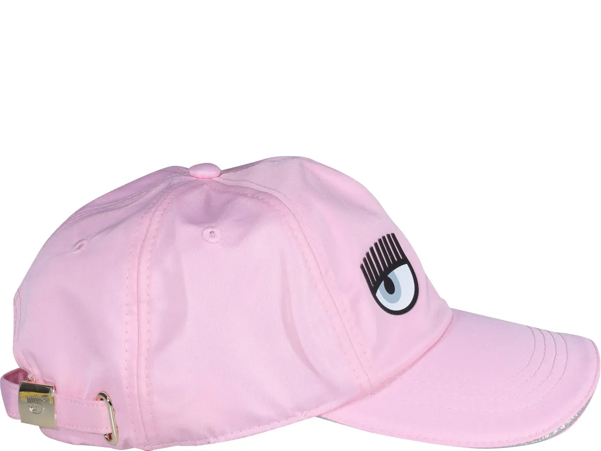 Chiara Ferragni Eyelike Patch Baseball Cap