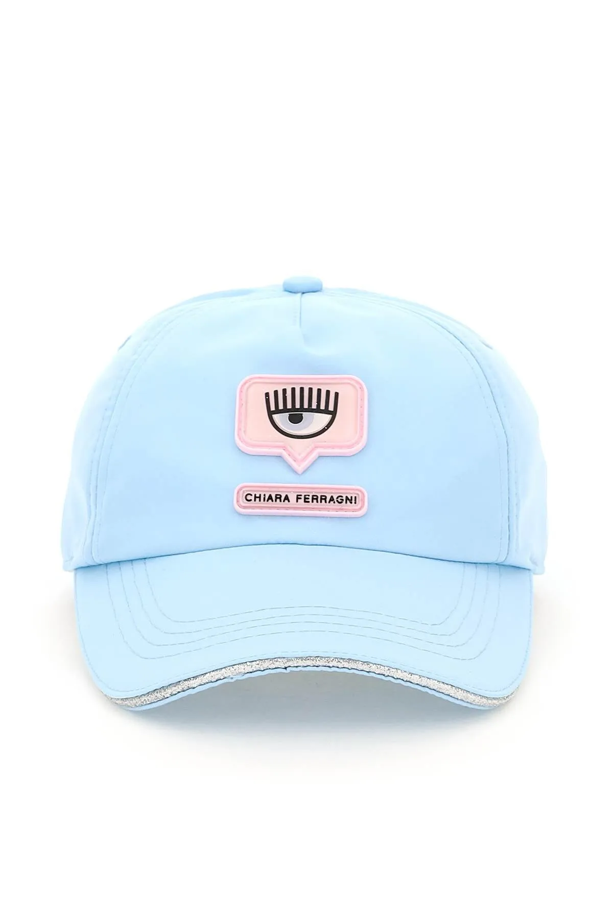 Chiara Ferragni Logo Patch Baseball Cap