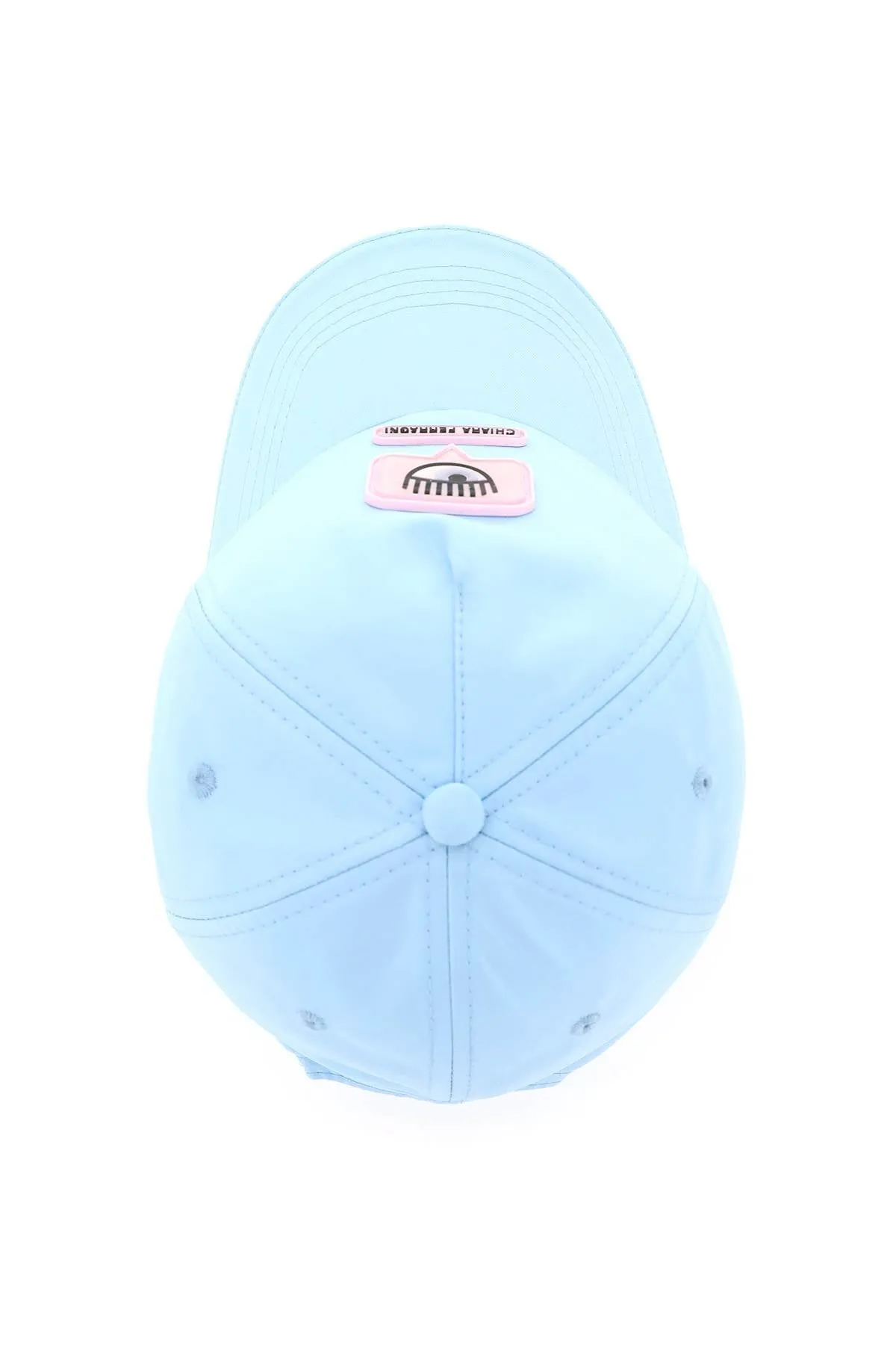 Chiara Ferragni Logo Patch Baseball Cap