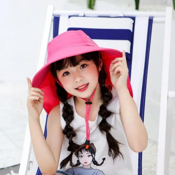 Children's Large-brimmed Sunhat Climbing Fisherman Hat