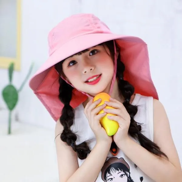Children's Large-brimmed Sunhat Climbing Fisherman Hat