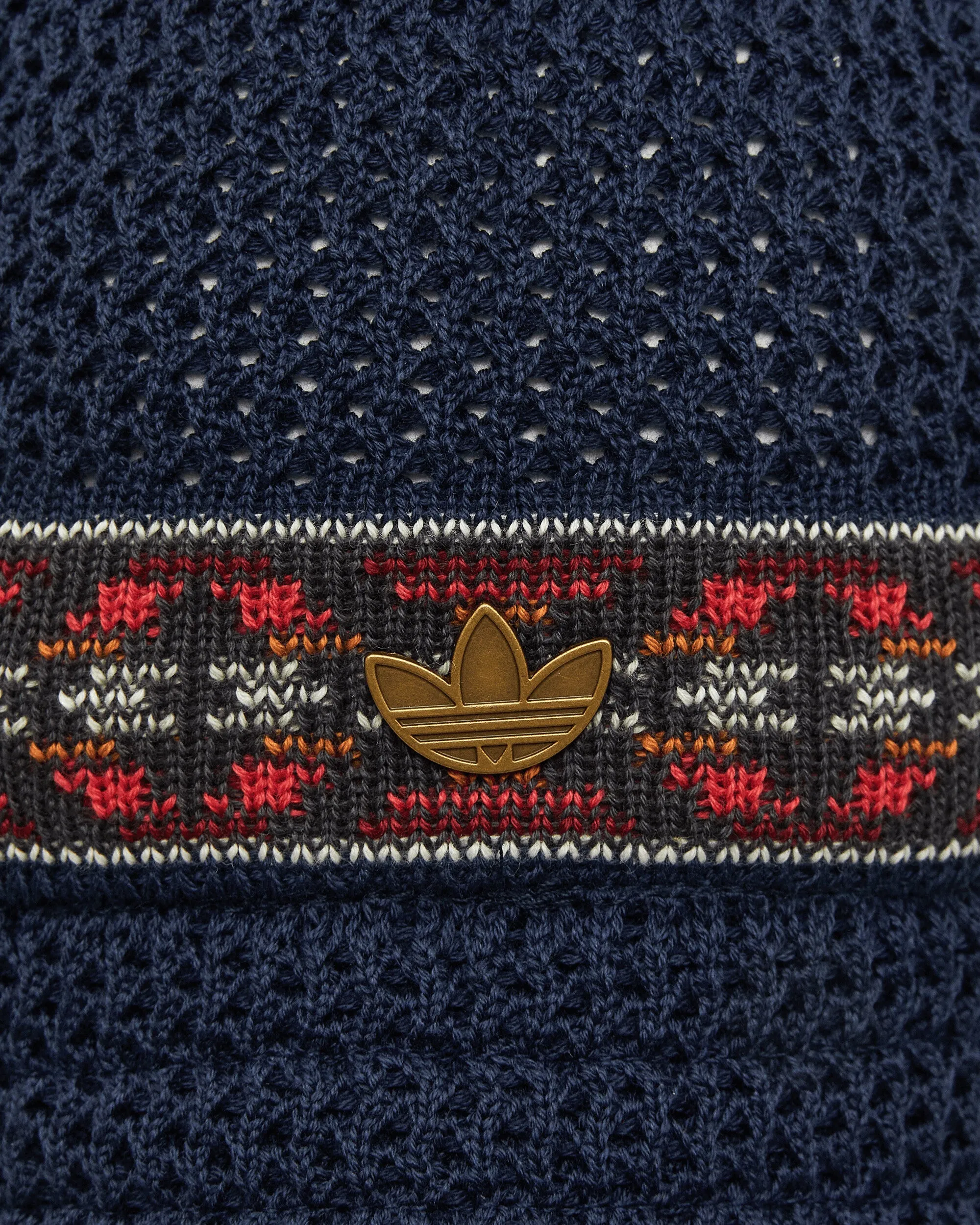CLOT by Edison Chen Knit Bucket Hat Night Indigo