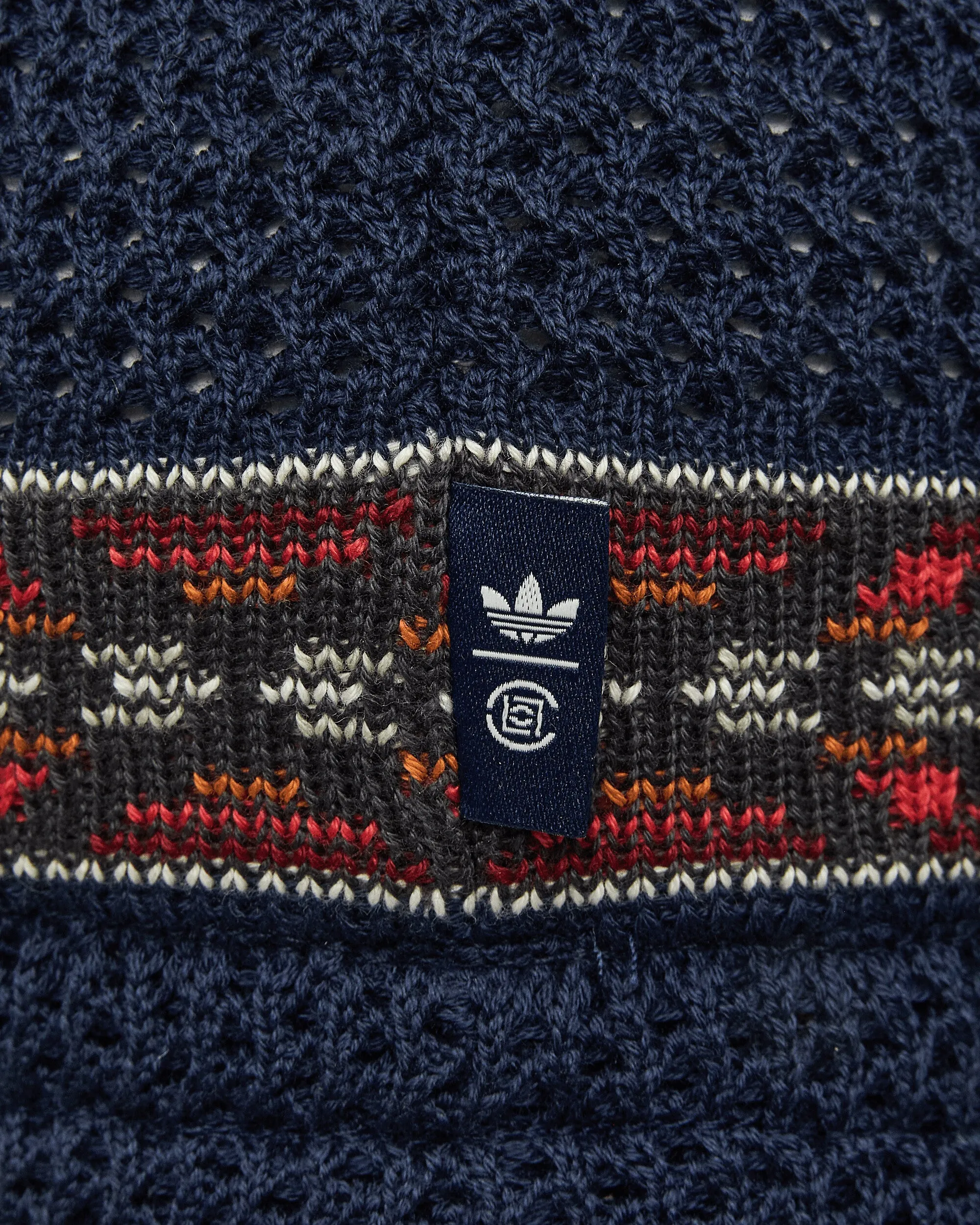 CLOT by Edison Chen Knit Bucket Hat Night Indigo