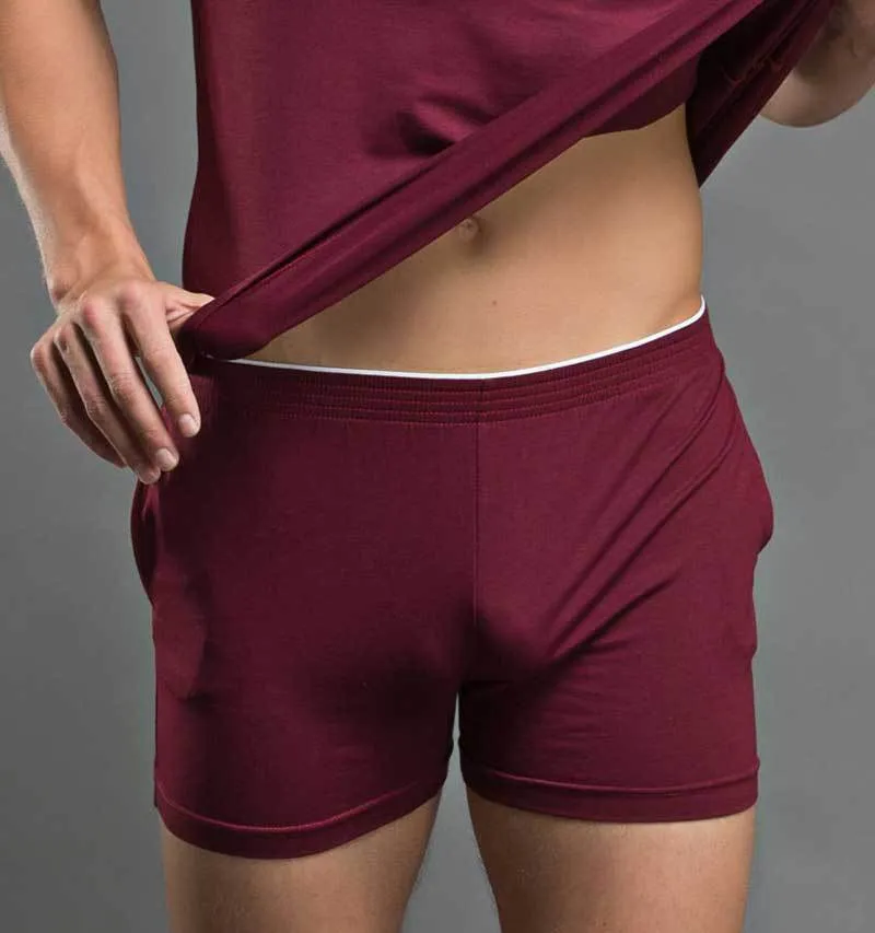 Comfortable Home Pants Pajamas Men's Shorts Home Solid Color Shorts