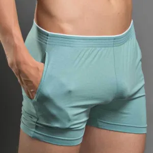 Comfortable Home Pants Pajamas Men's Shorts Home Solid Color Shorts