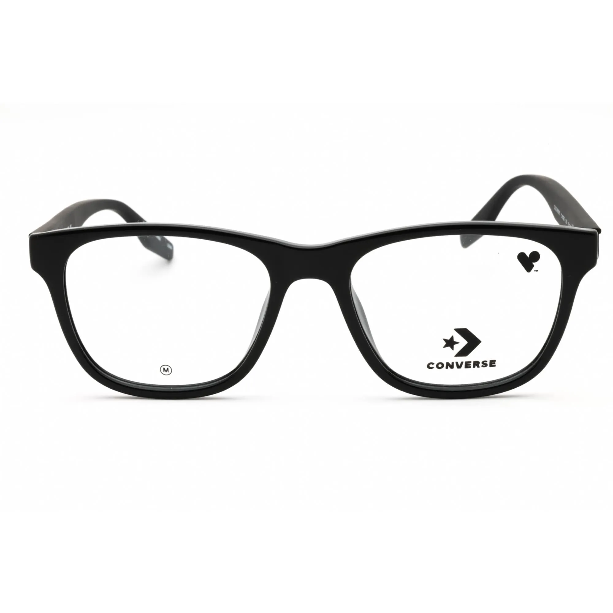 Converse Men's Eyeglasses - Black Injected Propionate Square Full Rim | CV5087 001