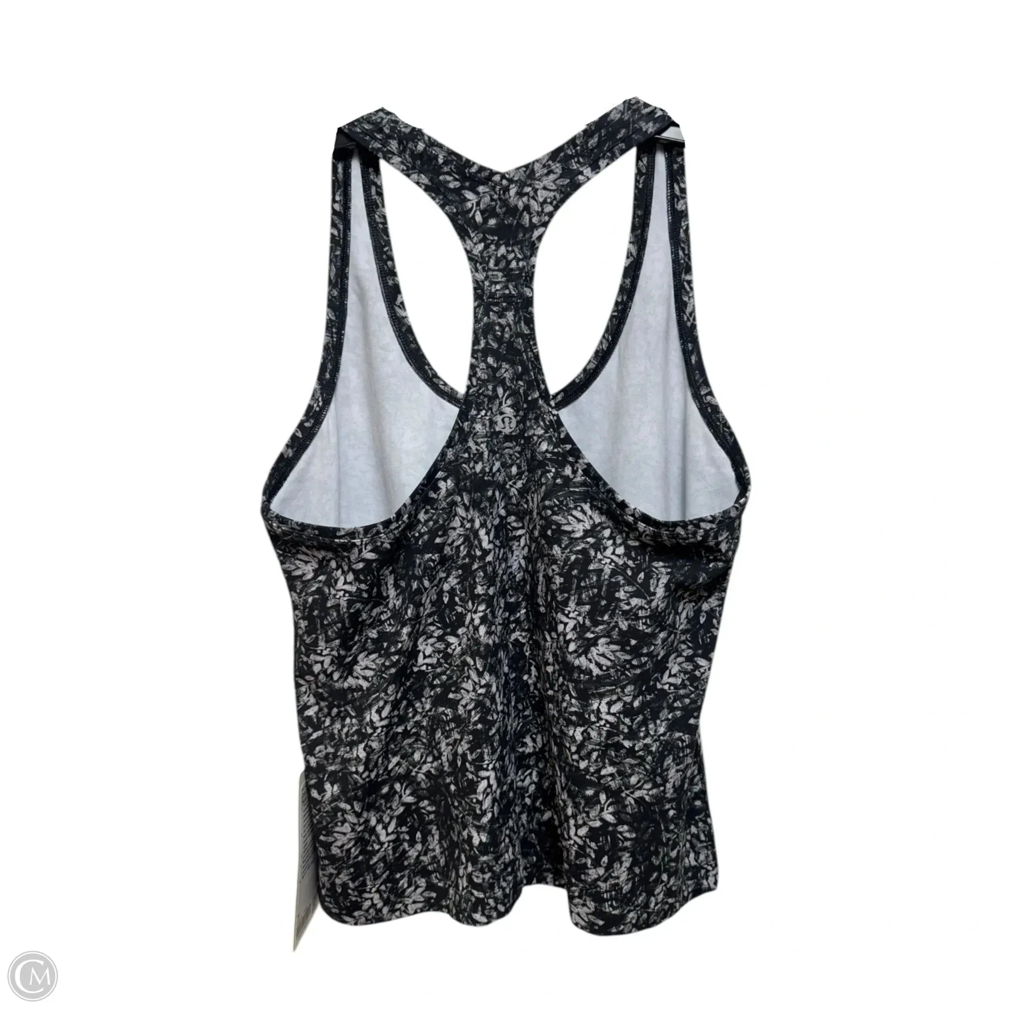 Cool RB Athletic Tank Top By Lululemon In Black & Silver, Size: 14