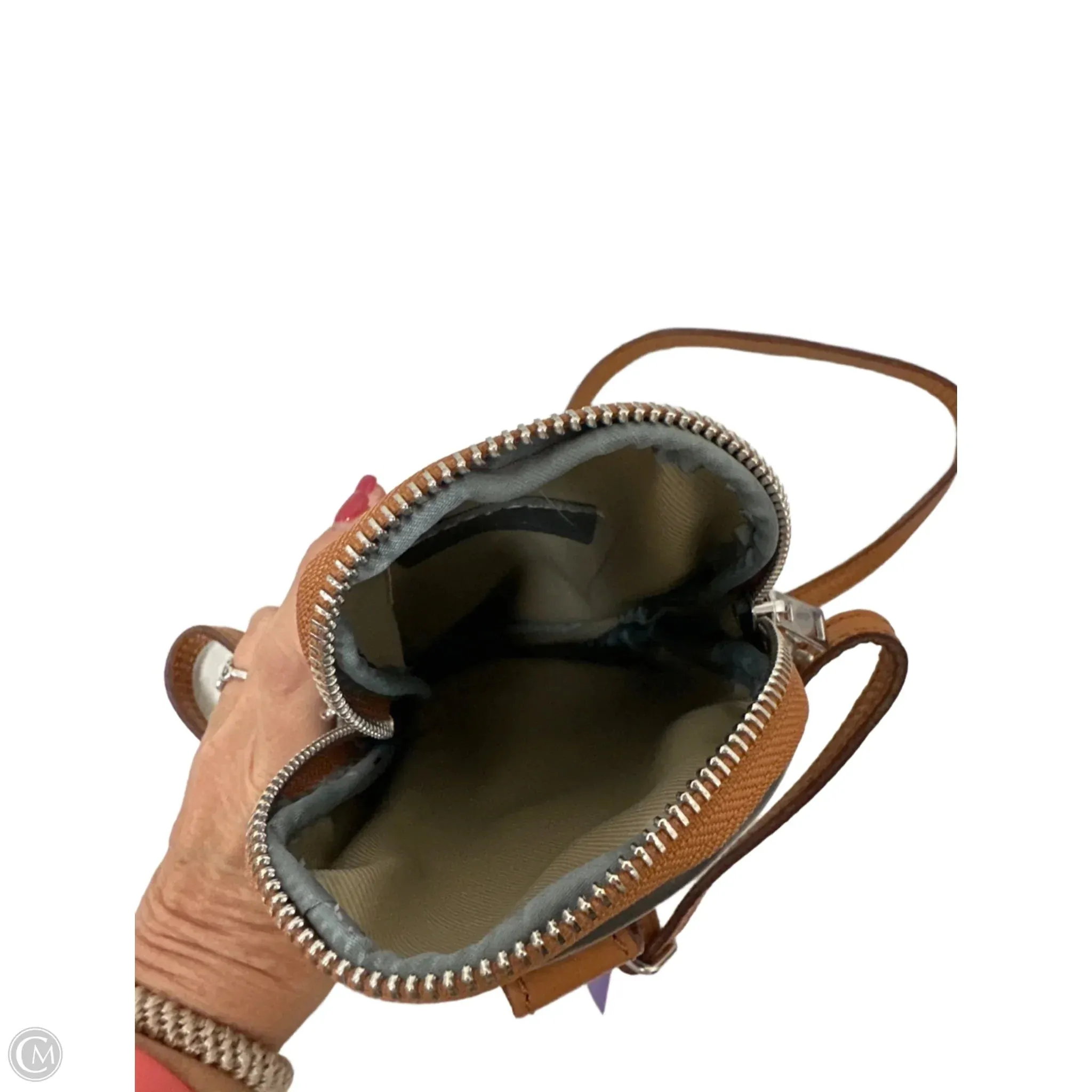 Crossbody Leather By Clothes Mentor, Size: Small